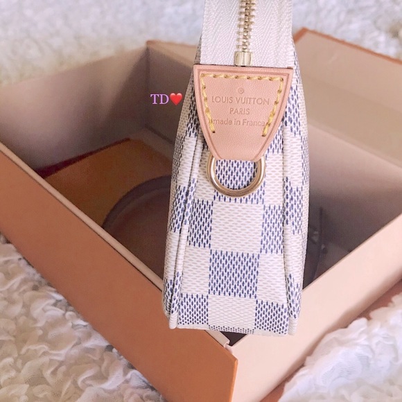 🎁LOuis Vuitton Pochette Accessoires Damier Azur NM - Picture 5 of 14